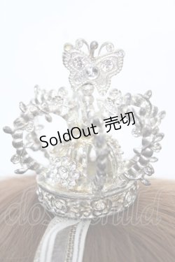 画像4: BABY, THE STARS SHINE BRIGHT / 蝶々王冠ヘッドドレス  シルバー Y-25-12-22-053-BA-AC-SZ-ZY
