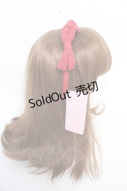 画像3: Chalmiere / トリプルリボンカチューシャ  赤 Y-25-12-22-054-LO-AC-SZ-ZY