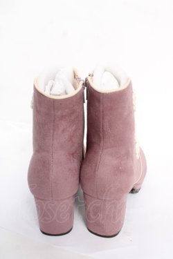 画像3: axes femme POETIQUE / チャイナ釦ブーツ S ピンク Y-25-12-22-057-AX-SH-SZ-ZY