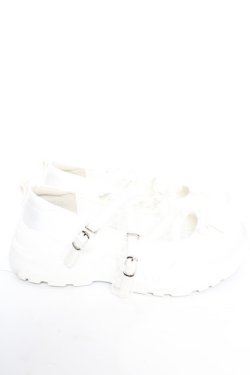 画像4: axes femme POETIQUE / サテンバレエスニーカー L 白 Y-25-12-22-058-AX-SH-SZ-ZY