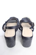 画像3: axes femme POETIQUE / パールサンダル S 紺 Y-25-12-22-059-AX-SH-SZ-ZTK034 (3)