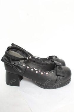 画像4: csT&P / 夢見るハートパンプス M 黒 Y-25-12-22-060-LO-SH-SZ-ZY