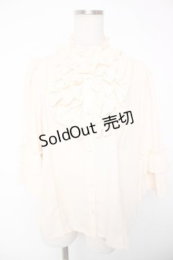 画像1: axes femme Kawaii / シャルロットブラウス M 生成り Y-25-12-22-066-AX-BL-SZ-ZY