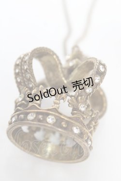 画像2: Jane Marple / クラウンネックレス  ゴールド Y-25-12-22-001-JM-AC-SZ-ZY