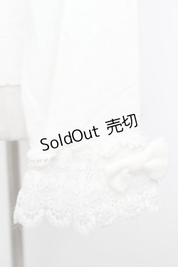 画像4: axes femme Kawaii / レーシーフリルニットプル  白 Y-25-12-22-073-AX-TO-SZ-ZY