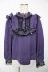 画像1: NOEMIE / ゴシックチョーカーバックルレースアップブラウス M 紫 Y-25-12-22-092-LO-BL-SZ-ZY (1)