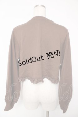 画像2: m petit by misako / MSKバラBフリルボレロ M 中茶 Y-25-12-22-094-LO-TO-SZ-ZT542