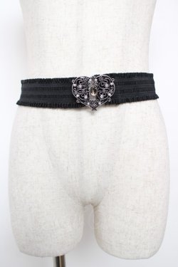 画像1: axes femme / ゴムベルト  シルバー Y-25-12-22-015-AX-BL-SZ-ZY