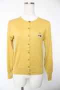 Jane Marple / クラウンエンブロイダリーのカーディガン M マスタード Y-25-12-22-100-JM-TO-SZ-ZY