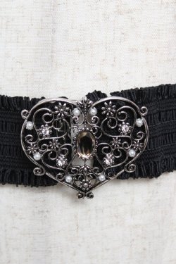 画像2: axes femme / ゴムベルト  シルバー Y-25-12-22-015-AX-BL-SZ-ZY