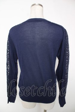 画像2: Jane Marple Dans Le Salon / キュプラコットンレースカーディガン M ネイビー Y-25-12-22-106-JM-TO-SZ-ZY