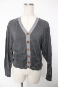 Jane Marple Dans Le Salon / バックリボンカーディガン M グレー Y-25-12-22-108-JM-TO-SZ-ZY