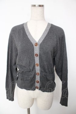 画像1: Jane Marple Dans Le Salon / バックリボンカーディガン M グレー Y-25-12-22-108-JM-TO-SZ-ZY