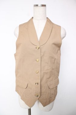 画像1: PINK HOUSE / デニムベスト F ベージュ Y-25-12-22-114-LO-TO-SZ-ZY