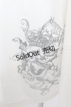 画像3: ALGONQUINS / 表ステッチ加工スカルptフーディートップス F アイボリー Y-25-12-22-115-AL-TO-SZ-ZI