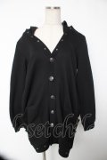 SEX POT ReVeNGe / フード付きロングカーディガン M 黒 Y-25-12-22-116-SP-TO-SZ-ZY