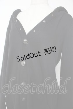 画像3: SEX POT ReVeNGe / フード付きロングカーディガン M 黒 Y-25-12-22-116-SP-TO-SZ-ZY