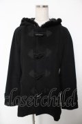 ALGONQUINS / フーディーダッフルコート F 黒 Y-25-12-22-119-AL-CO-SZ-ZY