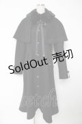 axes femme / ケープセットバッスルコート L 黒 Y-25-12-22-122-AX-CO-SZ-ZY