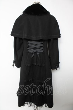 画像2: axes femme / ケープセットバッスルコート L 黒 Y-25-12-22-122-AX-CO-SZ-ZY