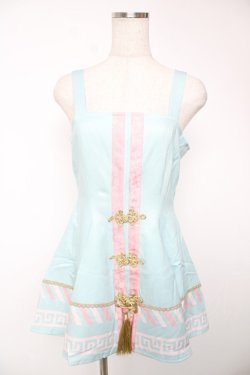 画像3: 櫻姫 / キョンシーロリィタ フルセット S ピンク×サックス Y-25-12-22-124-LO-OP-SZ-ZY