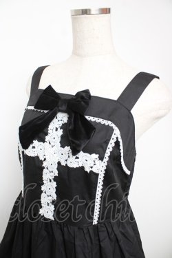 画像3: Eri Aino's collaboration / シャーロットの水曜日 ジャンパースカート L 中黒 Y-25-12-22-125-LO-OP-SZ-ZY