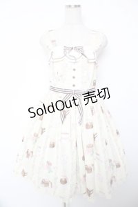 Angelic Pretty / Chocolate Teatimeジャンパースカート  イエロー Y-25-12-22-127-AP-OP-SZ-ZY