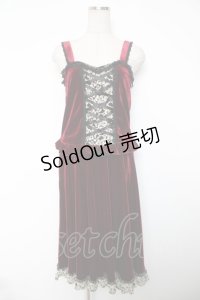 axes femme / ベロアビスチェ＆スカートセット M ワイン Y-25-12-22-128-AX-OP-SZ-ZY