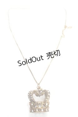 画像4: Jane Marple / クラウンネックレス  ゴールド Y-25-12-22-001-JM-AC-SZ-ZY
