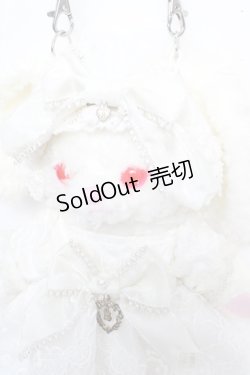 画像2: BABY, THE STARS SHINE BRIGHT / Mariee de Kumya〜Mille tendresses〜うさくみゃちゃんポシェット  ホワイト Y-25-12-22-021-BA-BG-SZ-ZY