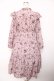 画像2: axes femme POETIQUE / トワルドジュイ風花柄ワンピース M ピンク Y-25-12-22-149-AX-OP-SZ-ZY (2)