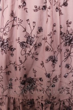 画像3: axes femme POETIQUE / トワルドジュイ風花柄ワンピース M ピンク Y-25-12-22-149-AX-OP-SZ-ZY