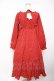 画像2: m petit by misako / マトンドットワンピース  赤 Y-25-12-22-152-LO-OP-SZ-ZY (2)