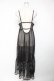 画像2: Candy Stripper / MESH CAMISOLE ワンピース 2 黒 Y-25-12-22-156-PU-OP-SZ-ZY (2)