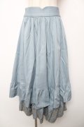 axes femme POETIQUE / アンジェリック　クワイヤスカート M ブルー Y-25-12-22-161-AX-SK-SZ-ZY