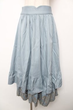 画像1: axes femme POETIQUE / アンジェリック　クワイヤスカート M ブルー Y-25-12-22-161-AX-SK-SZ-ZY