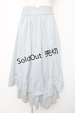 画像1: axes femme POETIQUE / アンジェリック　クワイヤスカート M ブルー Y-25-12-22-161-AX-SK-SZ-ZS