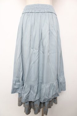 画像2: axes femme POETIQUE / アンジェリック　クワイヤスカート M ブルー Y-25-12-22-161-AX-SK-SZ-ZY