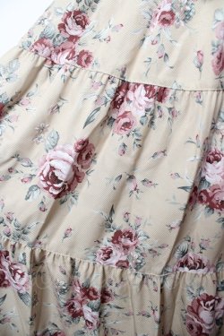 画像3: axes femme / ブーケ柄スカート F ベージュ Y-25-12-22-171-AX-SK-SZ-ZY