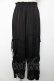 画像1: Candy Stripper / LACY PATCH WORK DROST PANTS 2 ブラック Y-25-12-22-179-PU-PA-SZ-ZY (1)