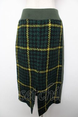 画像2: Jane Marple Dans Le Salon / Material mixスカート M カーキ Y-25-12-22-181-JM-SK-SZ-ZY