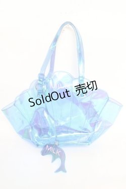 画像1: MILK / シェルバッグ  ブルー Y-25-12-22-031-ML-BG-SZ-ZY
