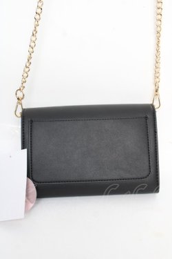 画像2: m petit by misako / リボン付きポシェット  黒 Y-25-12-22-034-LO-BG-SZ-ZY