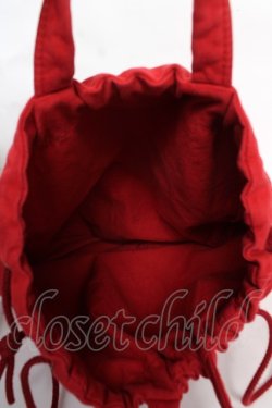 画像3: PINK HOUSE / デニム巾着トートバッグ  赤 Y-25-12-22-036-LO-BG-SZ-ZY