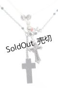 SEX POT ReVeNGe / クロス×十字2連ネックレス  シルバー Y-25-12-23-001-SP-AC-SZ-ZY