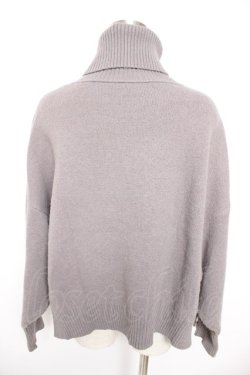 画像2: axes femme / タートルネックニット  グレー Y-25-12-23-043-AX-TO-SZ-ZY