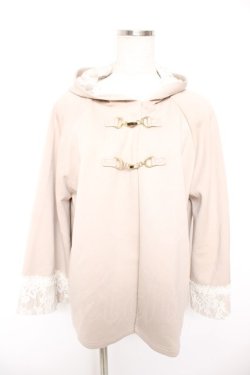 画像1: axes femme POETIQUE / ベルスリーブショートコート M 生成り Y-25-12-23-053-AX-CO-SZ-ZY