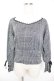 画像1: axes femme / チェックカットソー  グレー Y-25-12-23-054-AX-TO-SZ-ZY (1)