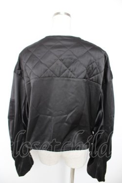 画像2: axes femme / キルティングショートブルゾン F 黒 Y-25-12-23-060-AX-TO-SZ-ZY