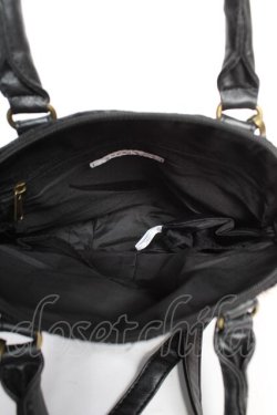 画像3: axes femme / ファー使いショルダーバッグ  黒 Y-25-12-23-007-AX-BG-SZ-ZY